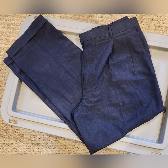 Stafford Pants Mens Blue Dress Pant Stafford 4x32 Classic Fit